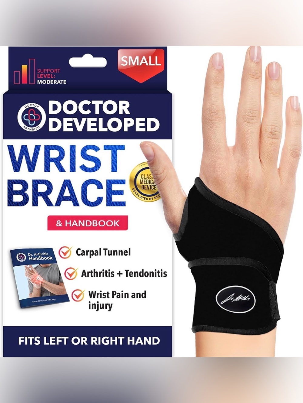 Wrist Brace, Wrist Wraps for Carpal Tunnel Arthritis, Tendonitis, Hand Support